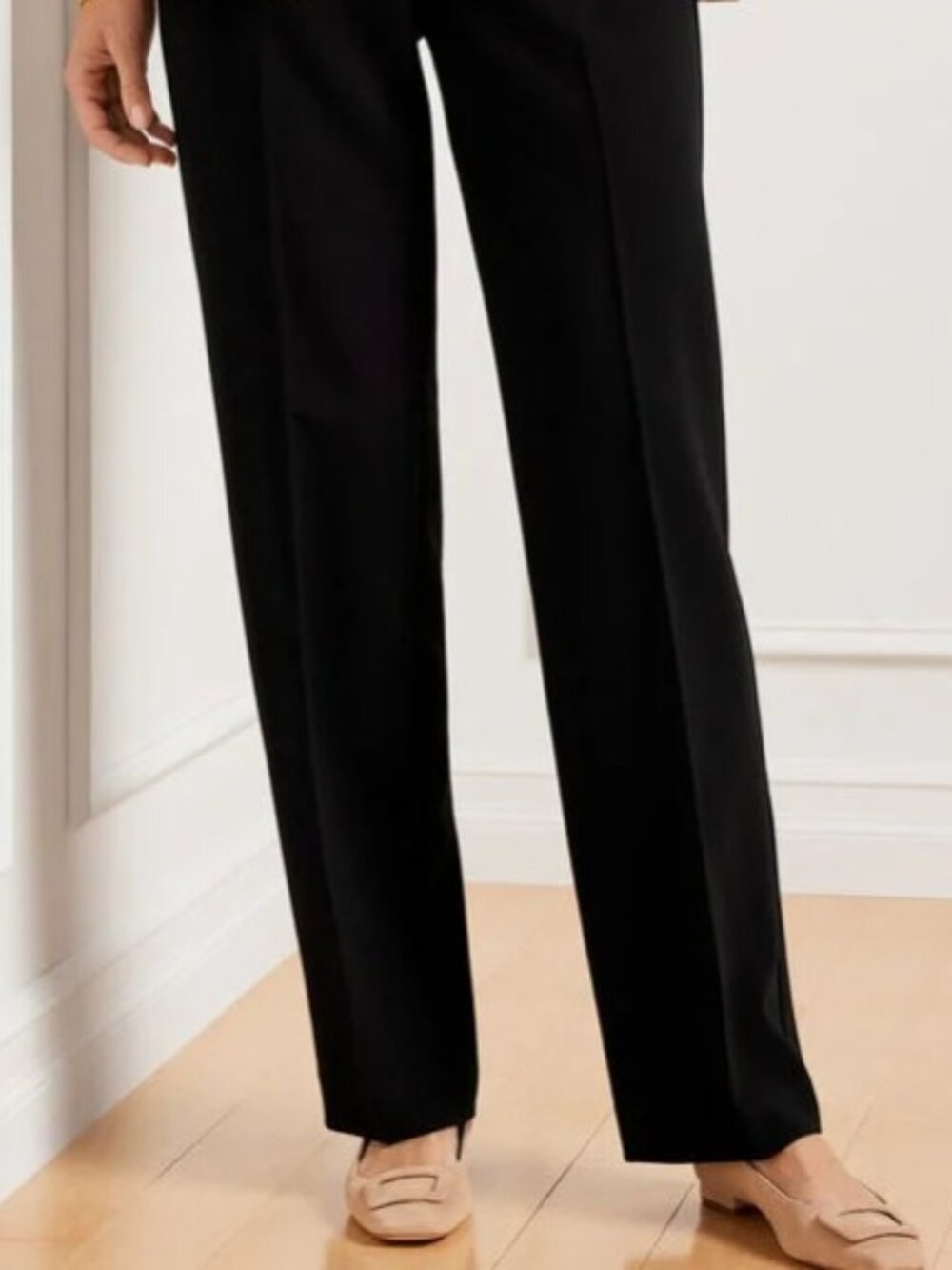 Talbot's Straight Leg Black Pants